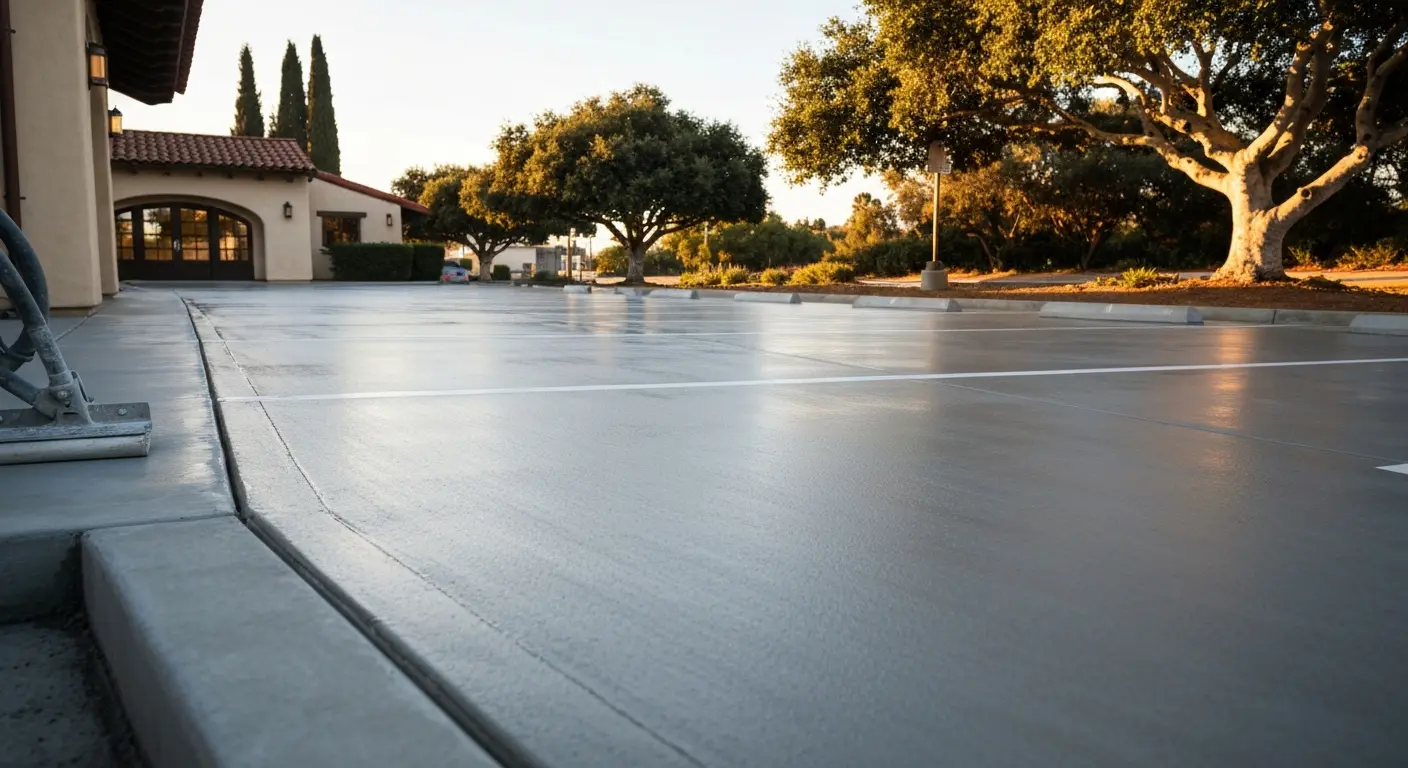 Commercial flatwork and parking