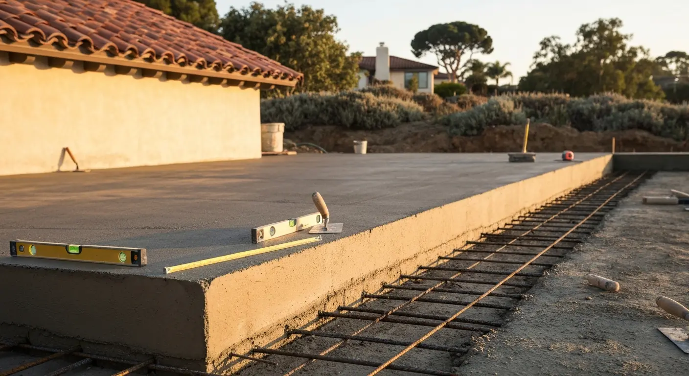 Concrete foundation work