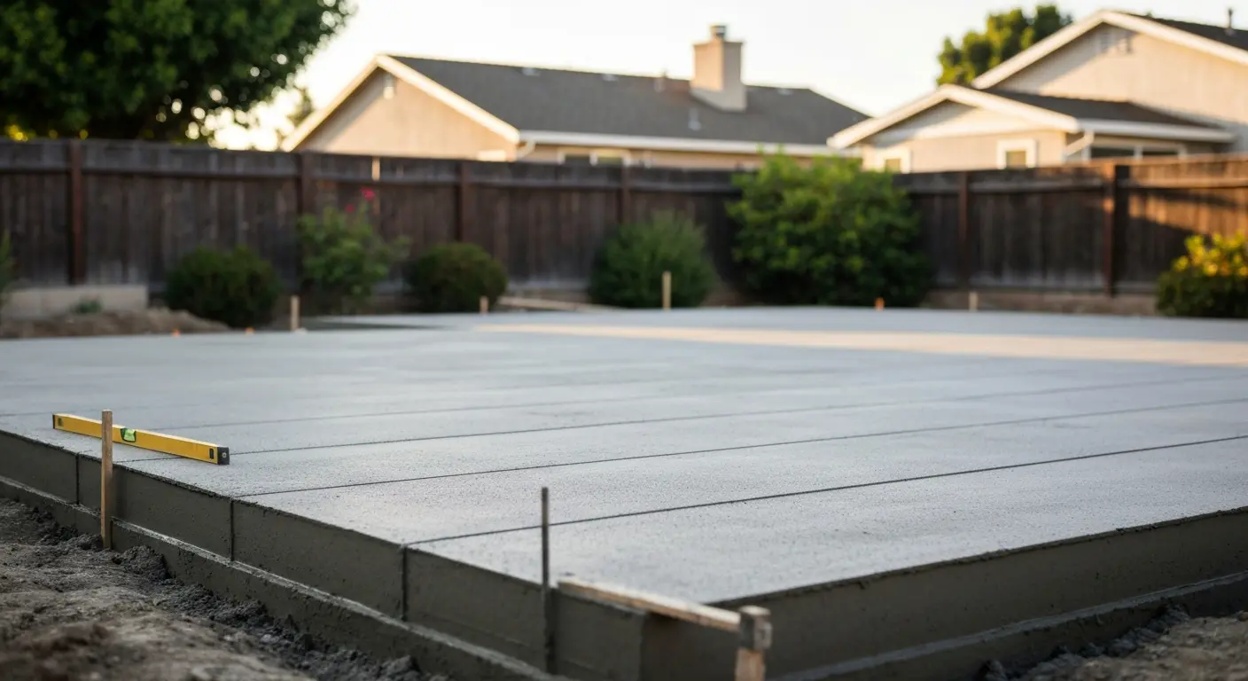 ADU concrete foundation