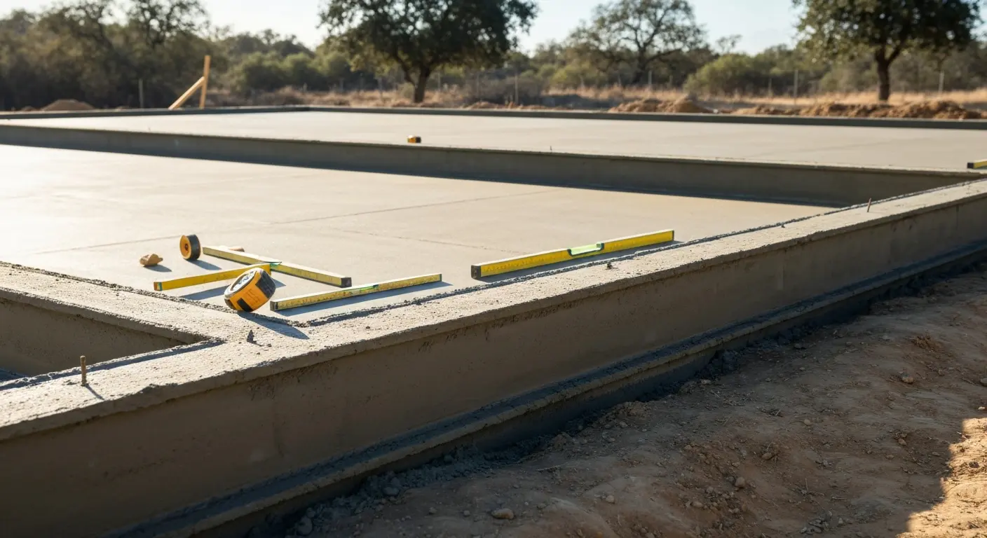 Concrete foundation work