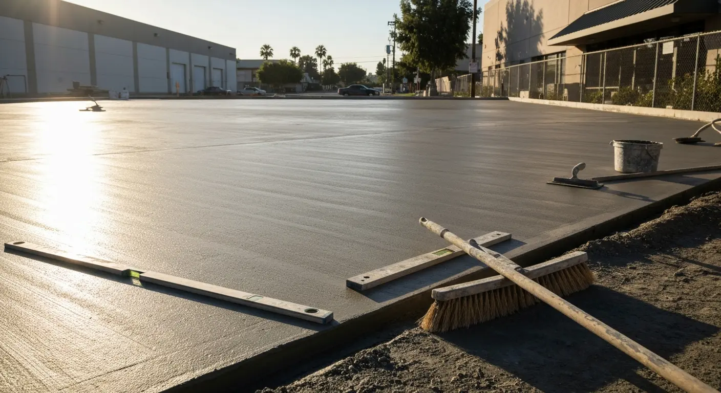 Concrete slab and flatwork