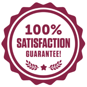 Sello 100% Satisfacción Garantizada o te devolvemos tu dinero