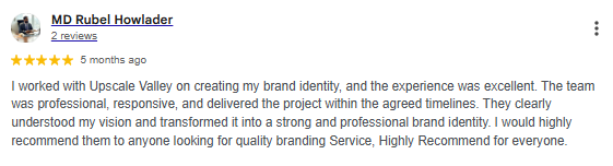 Trustpilot review screenshot