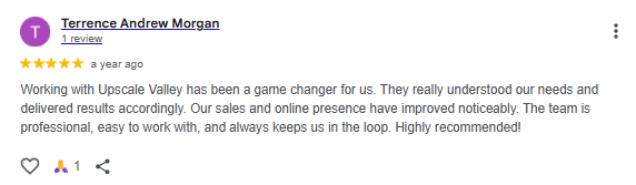 Trustpilot review screenshot