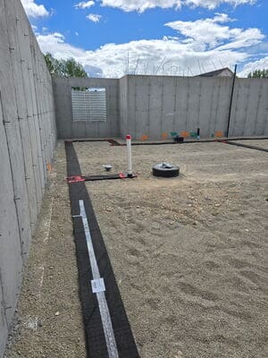 Radon resistant new construction in Salt lake county