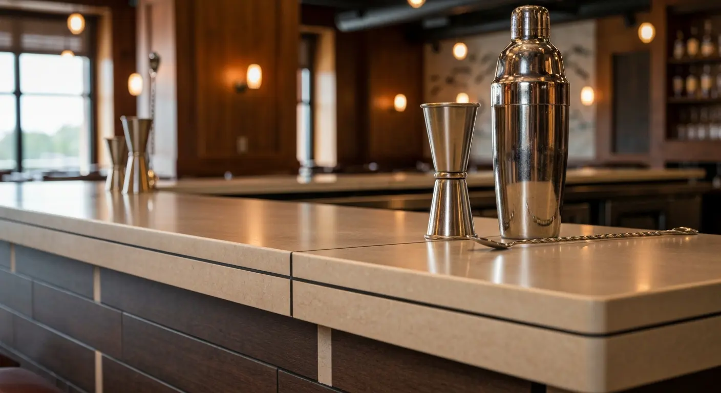 Hospitality countertop design