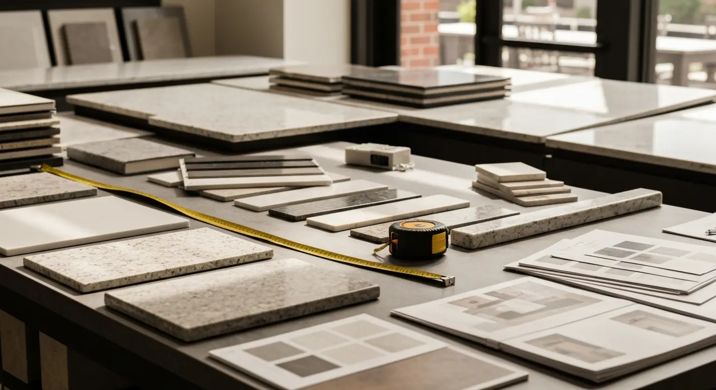 Countertop design consultation process