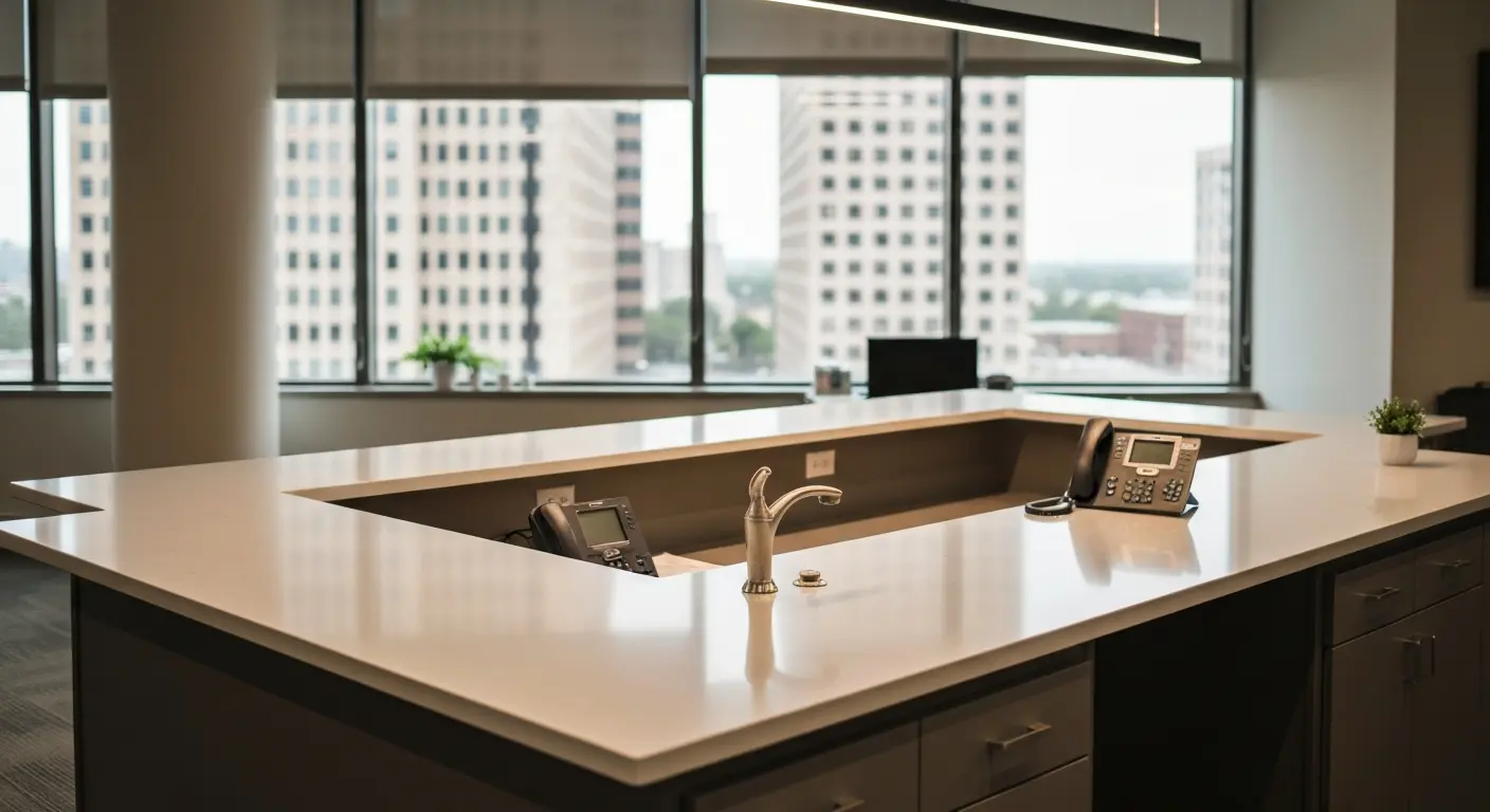 Office reception countertops