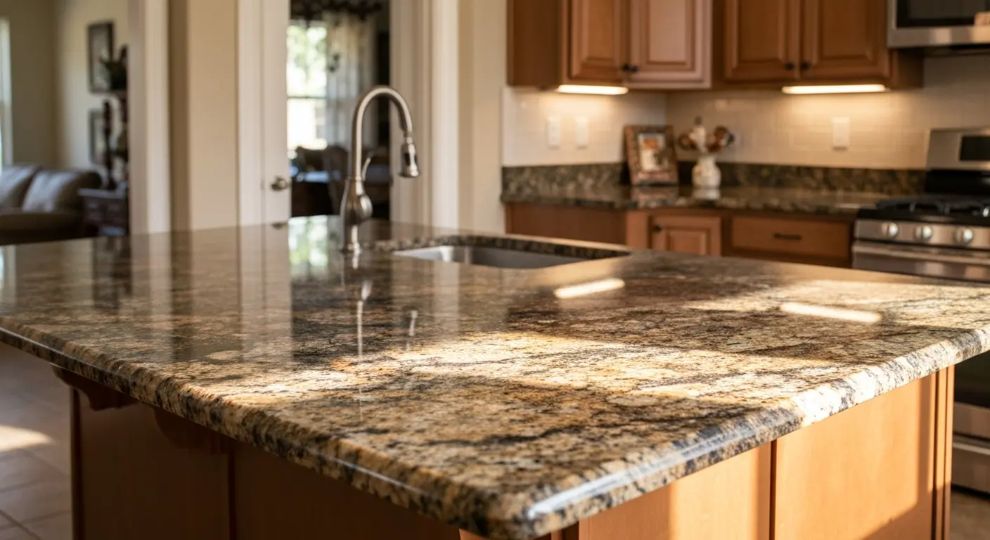 Kitchen countertop installation
