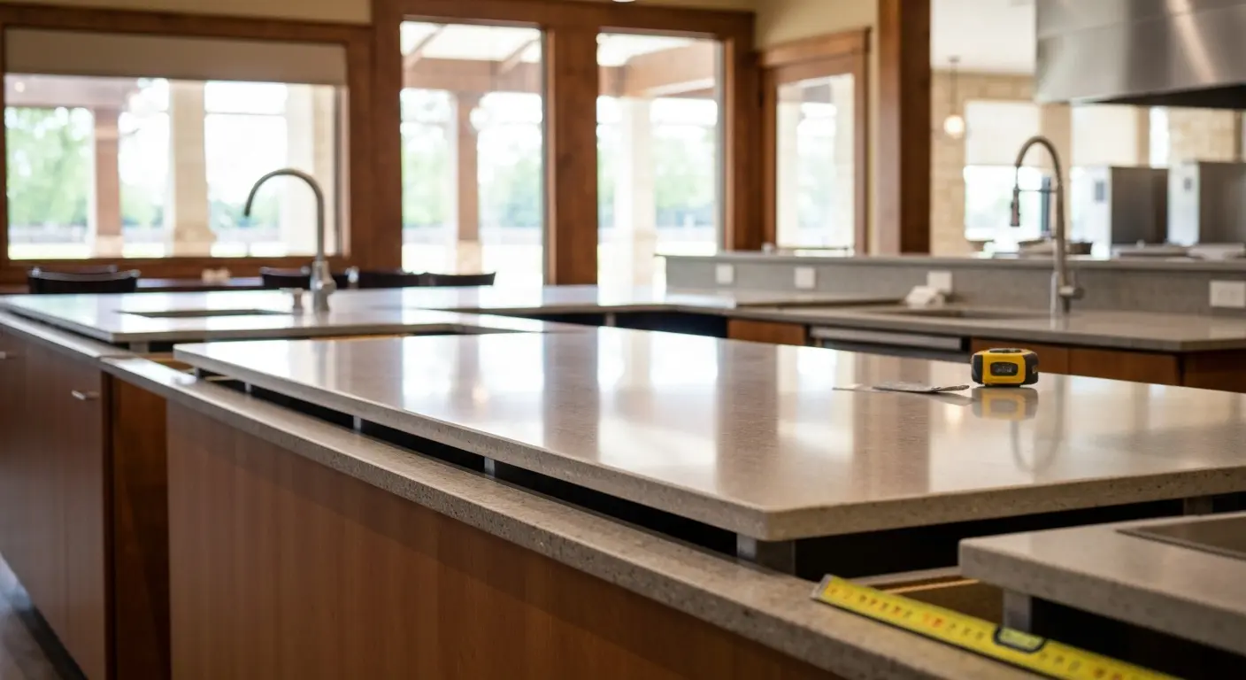 Commercial kitchen countertop