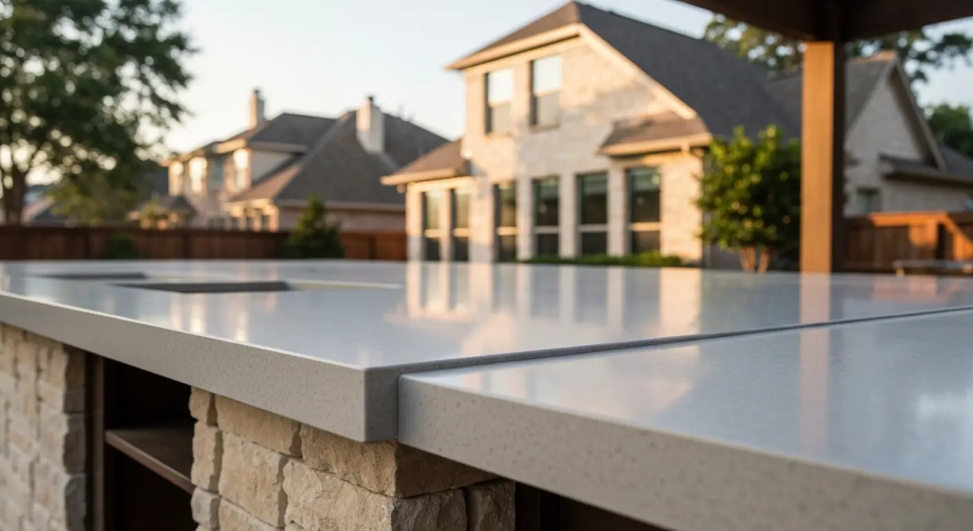 Outdoor kitchen countertop