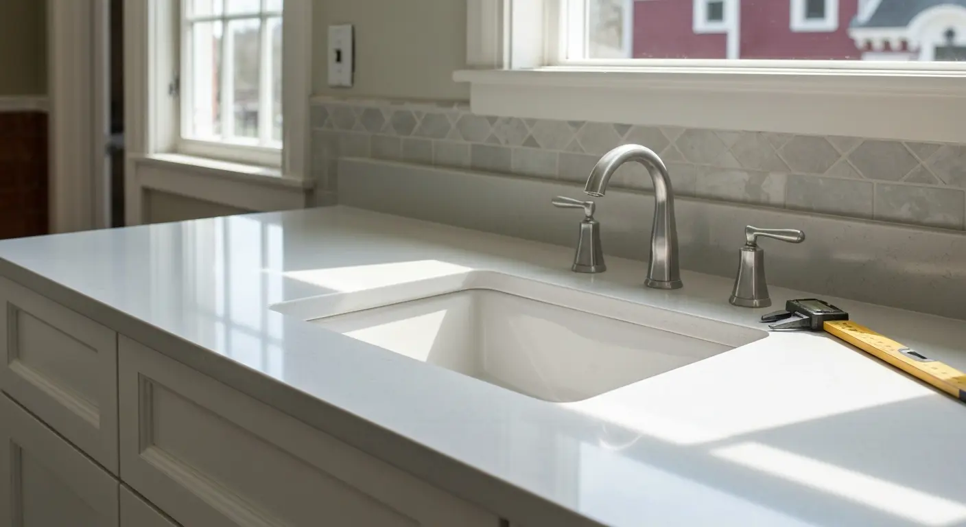 Bathroom vanity countertop