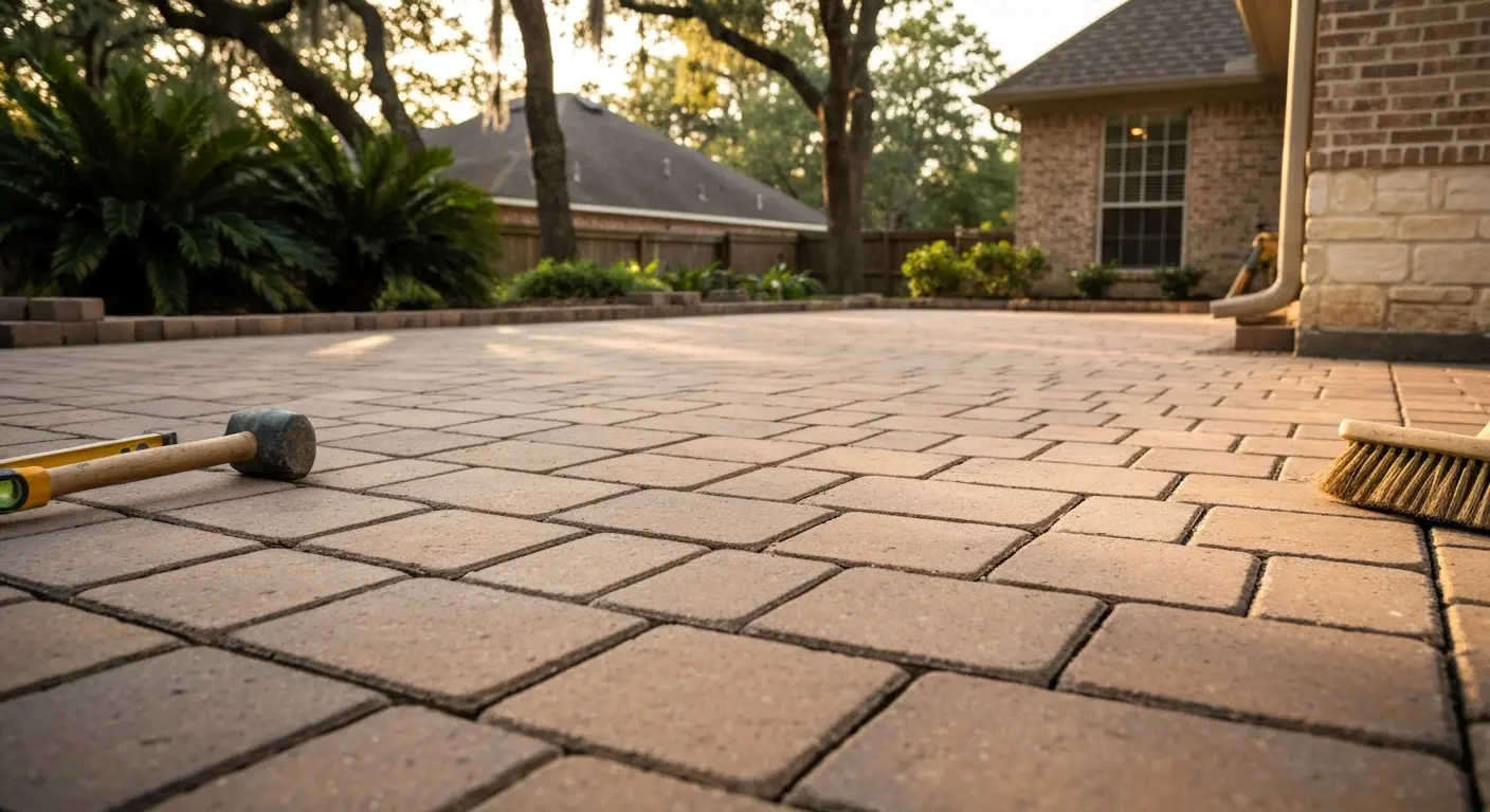 Paver patio