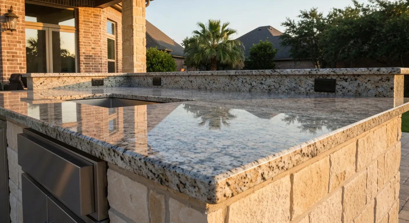 Outdoor kitchen countertop