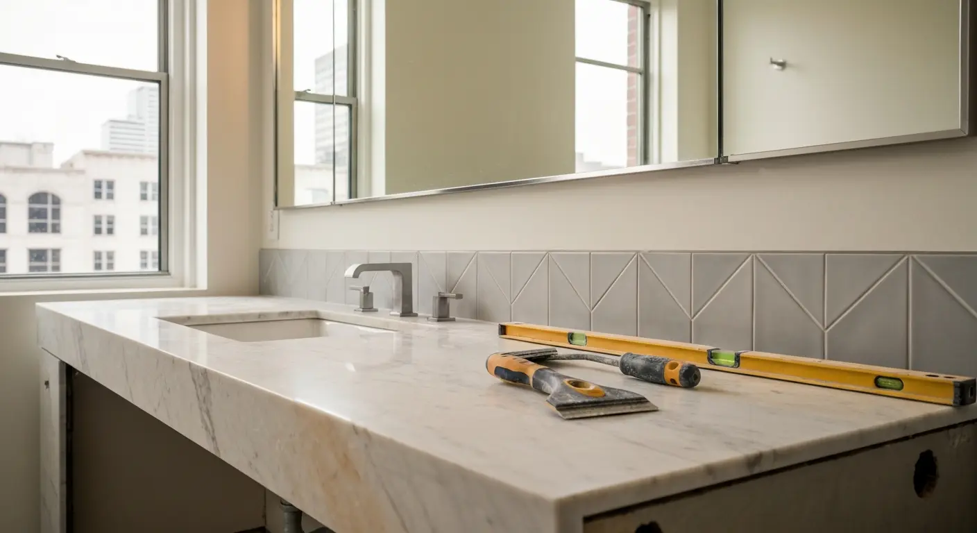 Bathroom countertop vanity project