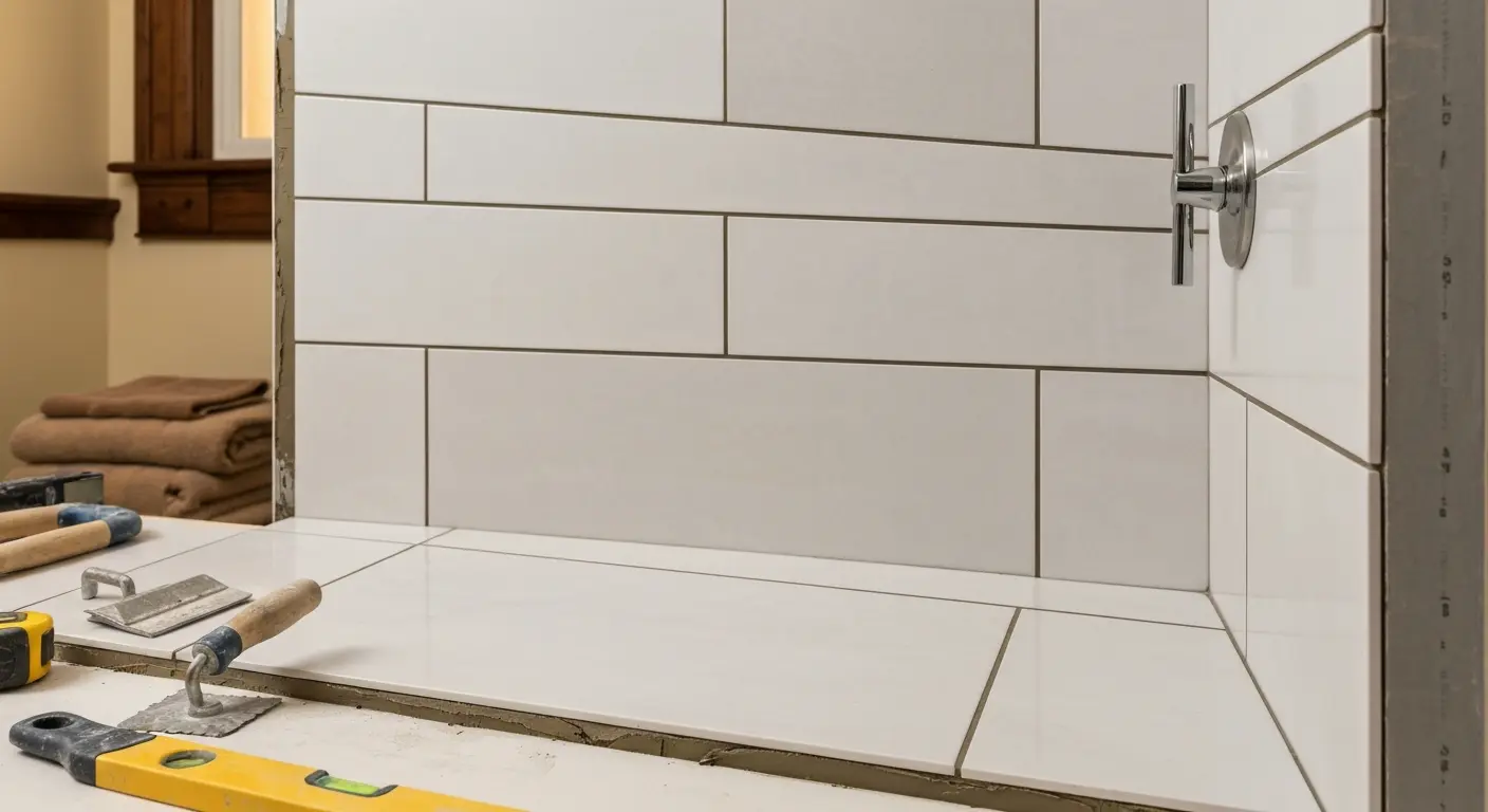 Shower wall installation