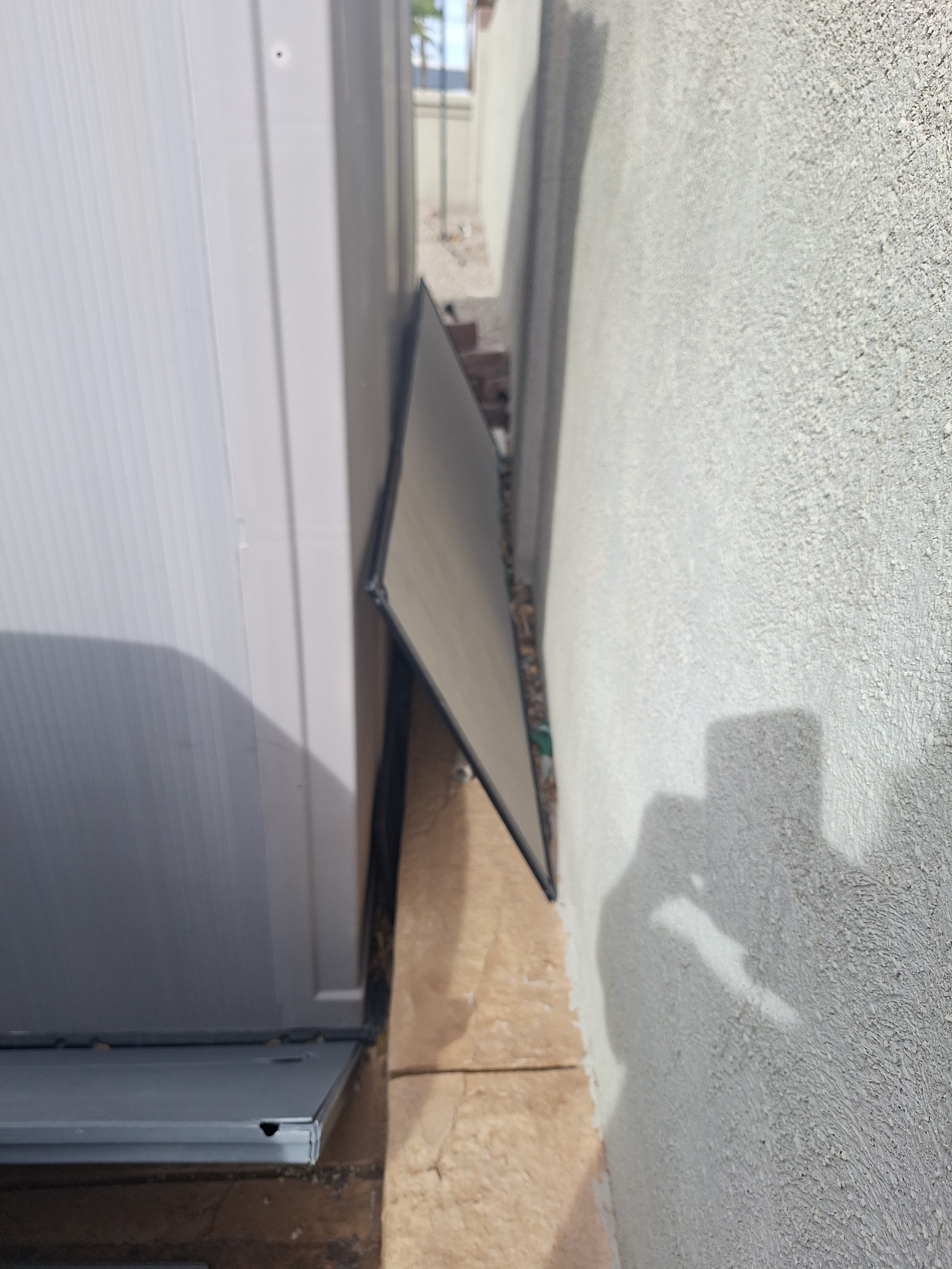 Primary job-site repair detail from a Local Handyman project in Las Vegas related to gutter and drainage repair.
