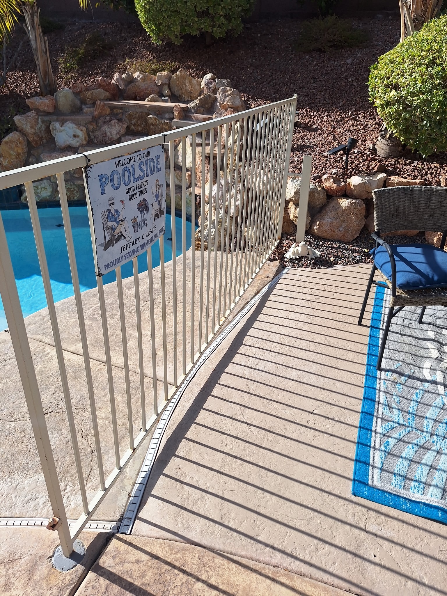 Additional job-site repair detail from a Local Handyman project in Las Vegas related to fence and gate repair.