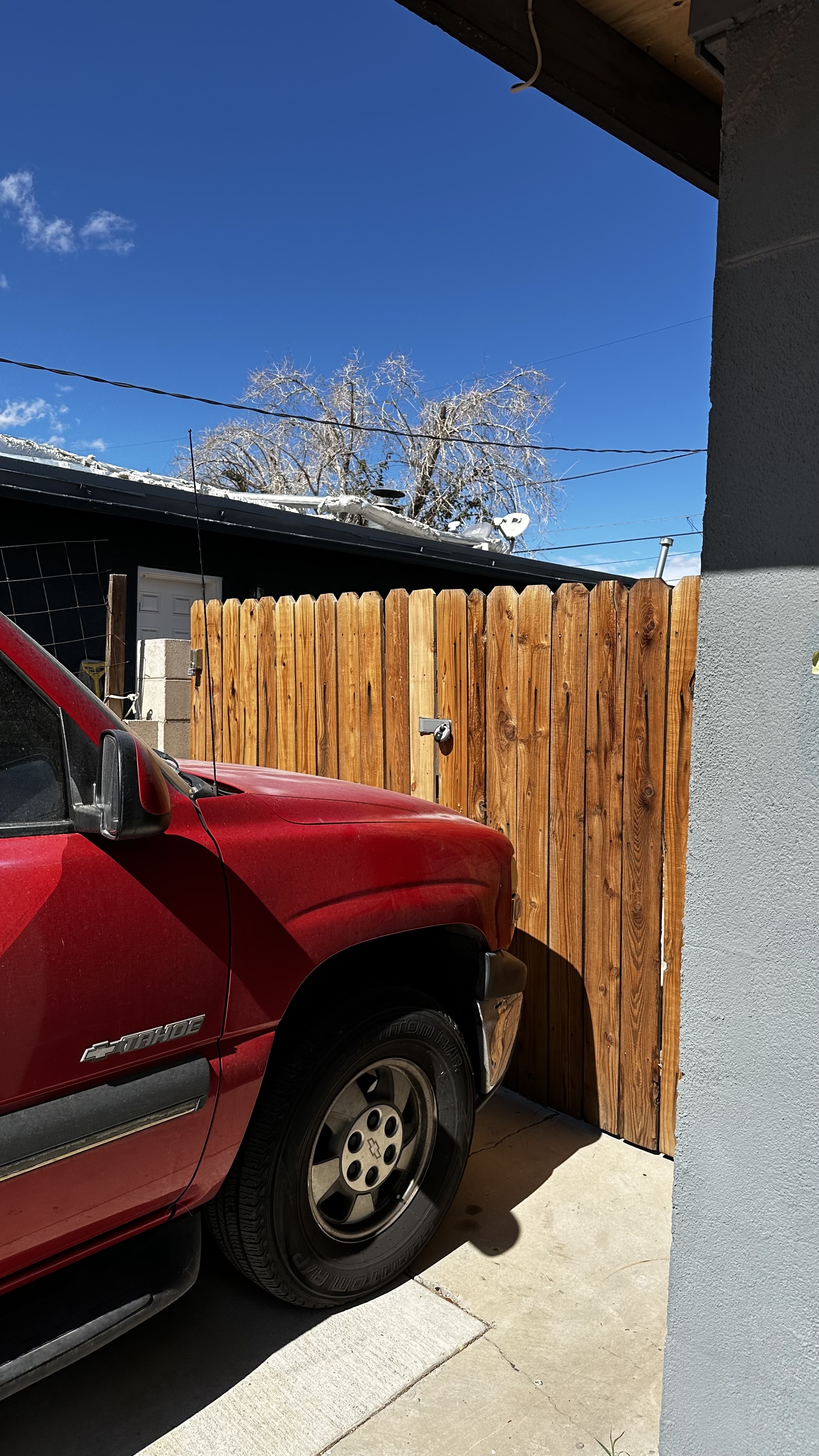 Additional job-site repair detail from a Local Handyman project in Las Vegas related to gate repair.