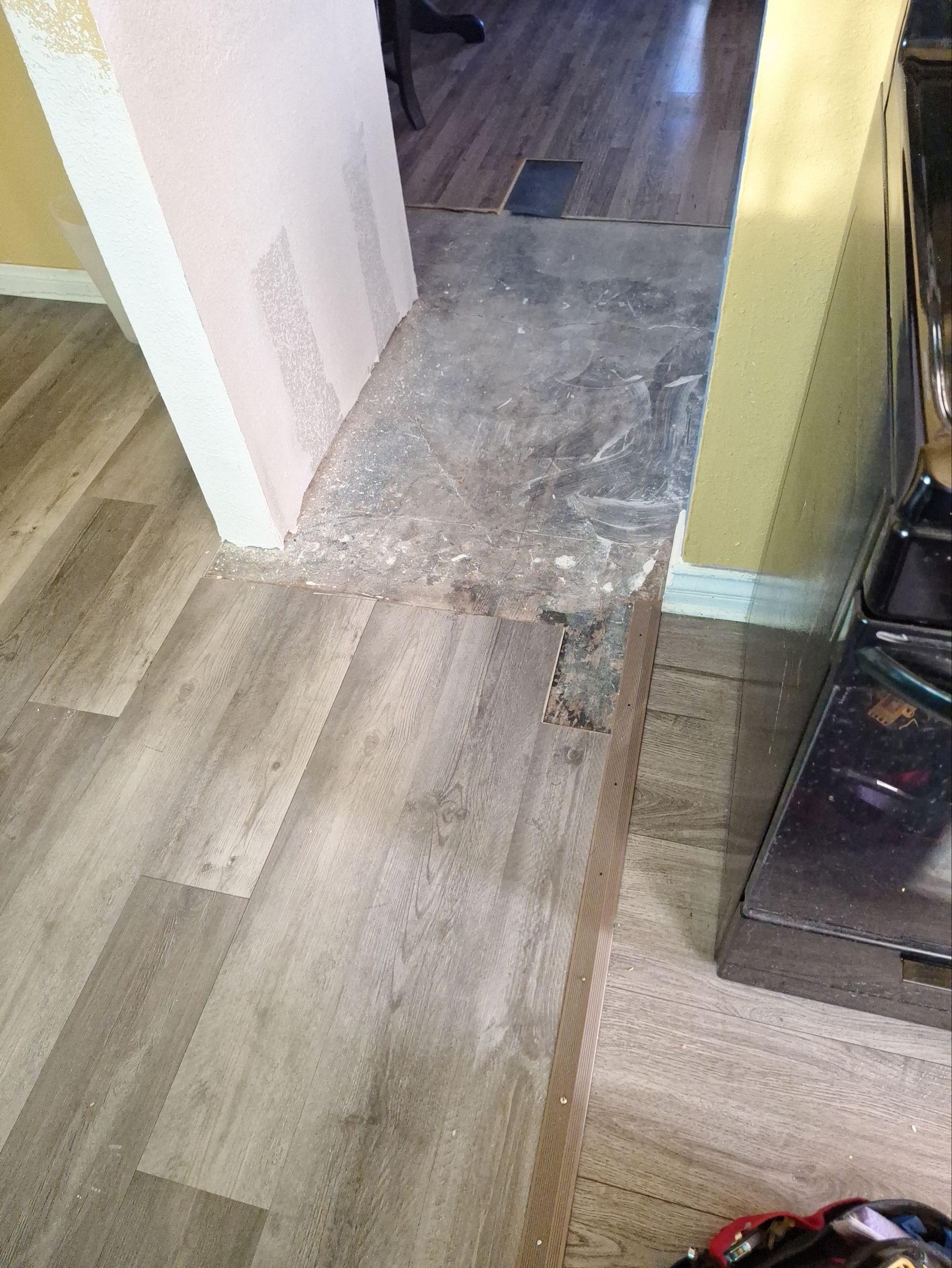 Additional job-site repair detail from a Local Handyman project in Las Vegas related to floor repair.