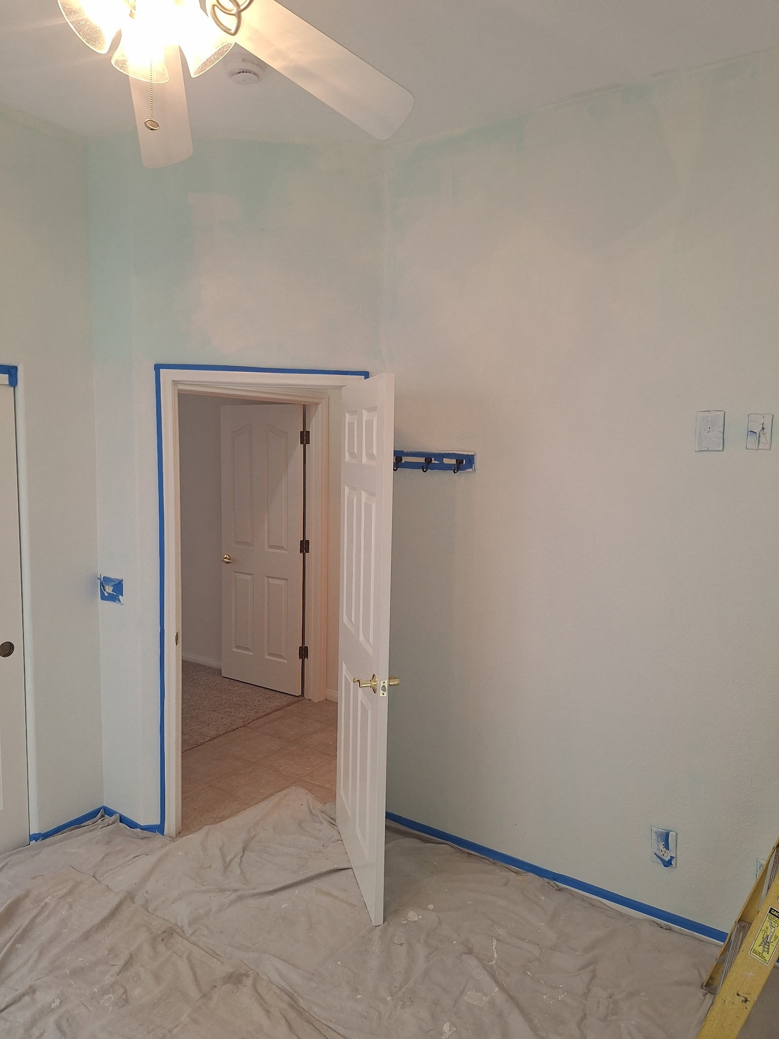 Additional job-site repair detail from a Local Handyman project in Las Vegas related to moisture and mold prevention work.