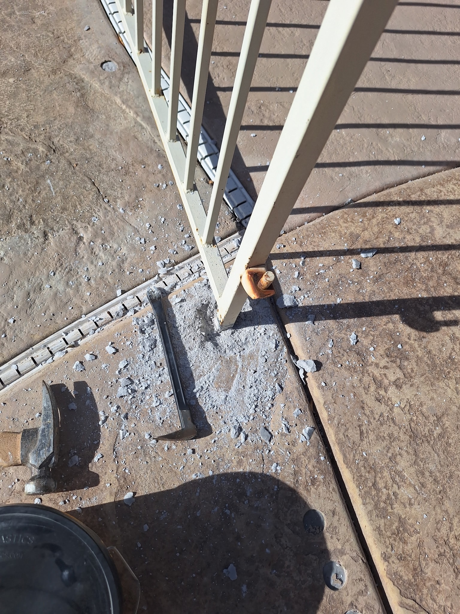 Additional job-site repair detail from a Local Handyman project in Las Vegas related to fence and gate repair.
