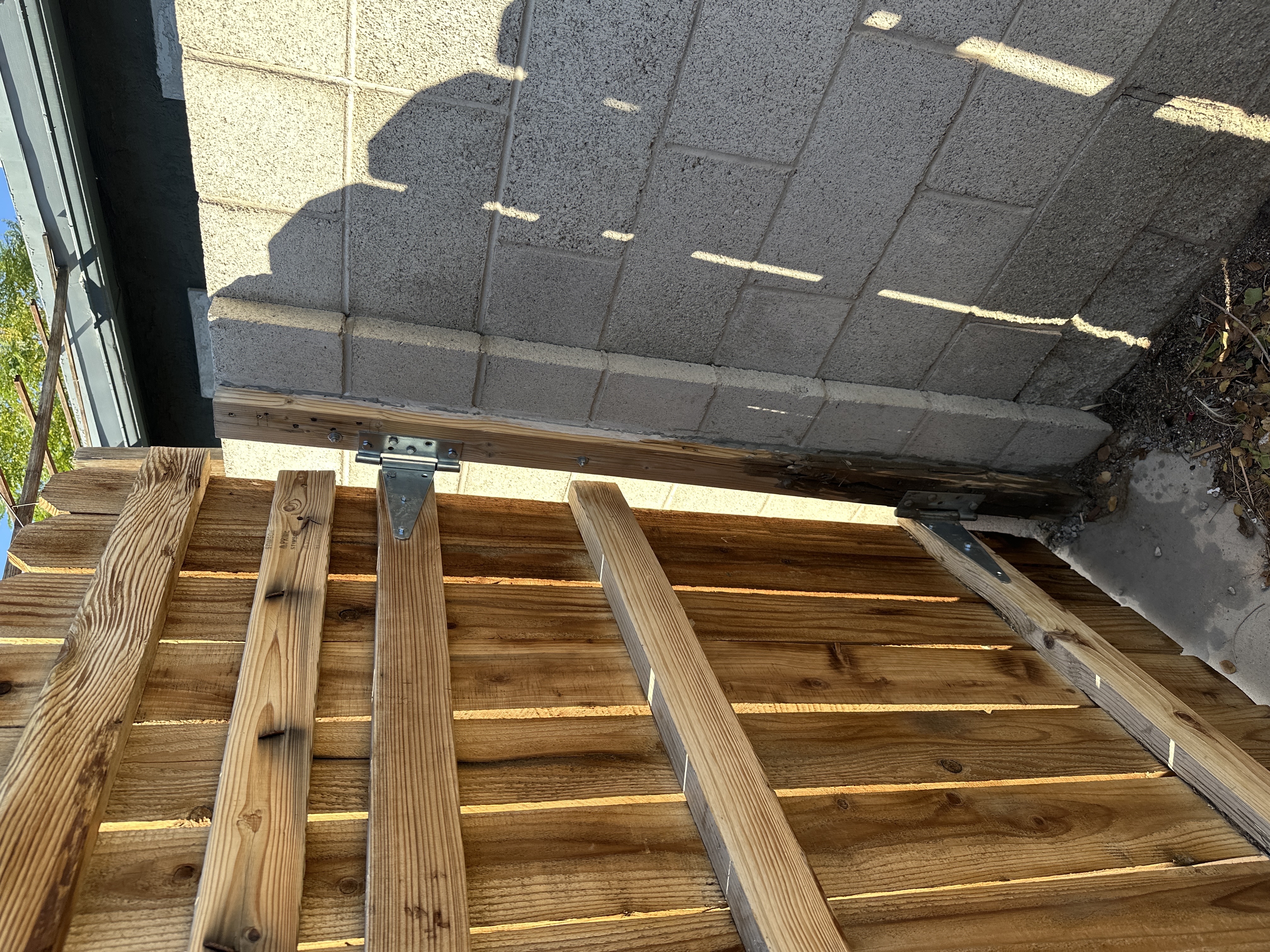 Additional job-site repair detail from a Local Handyman project in Las Vegas related to gate repair.