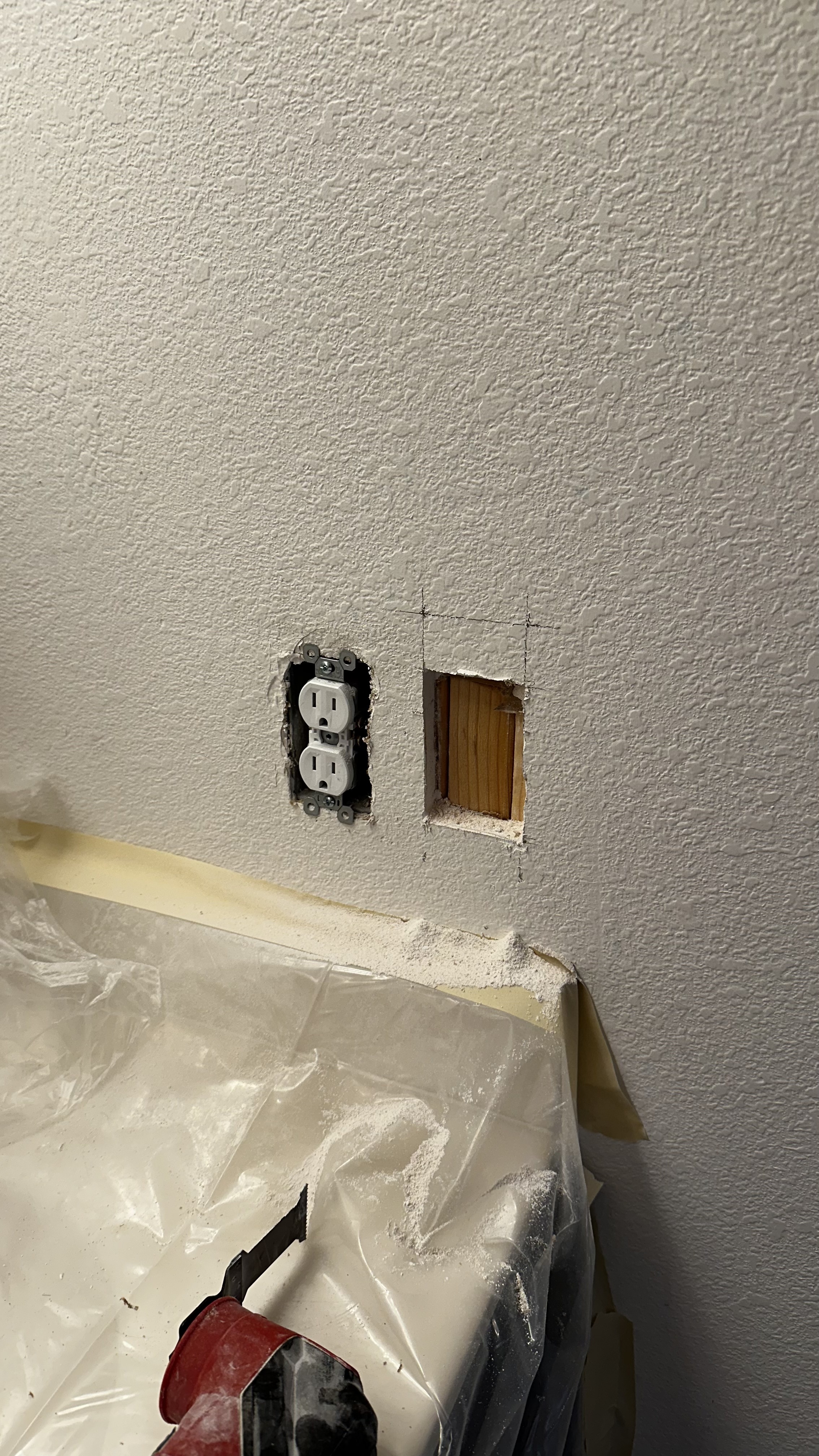 Primary job-site repair detail from a Local Handyman project in Las Vegas related to drywall repair.
