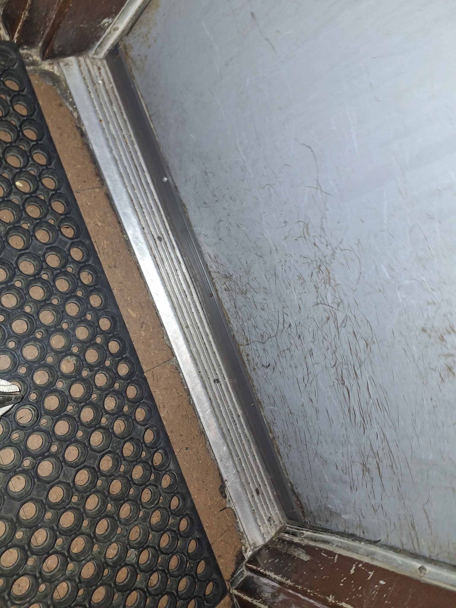 Additional job-site repair detail from a Local Handyman project in Las Vegas related to door repair.