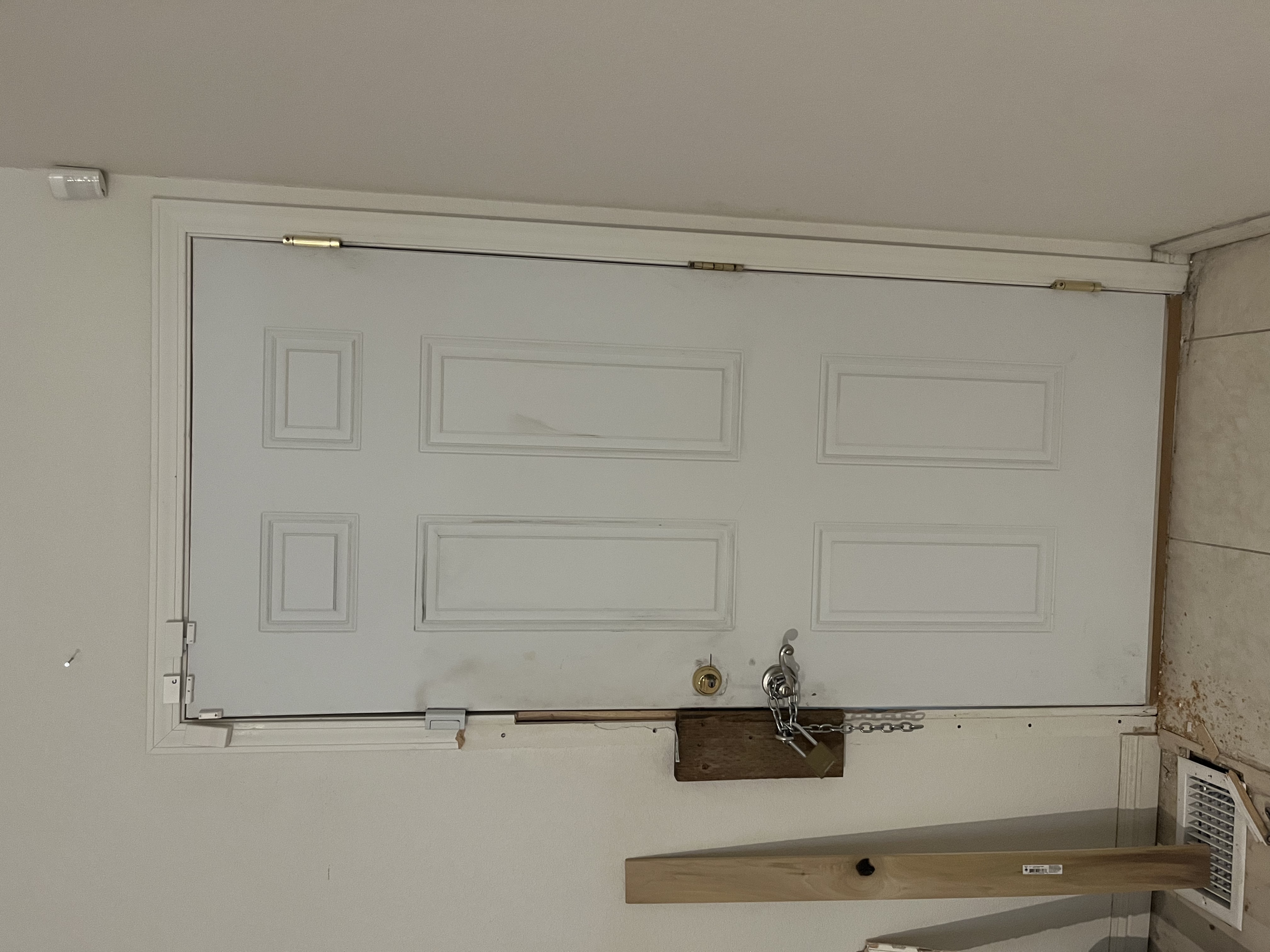 Primary job-site repair detail from a Local Handyman project in Las Vegas related to door repair.