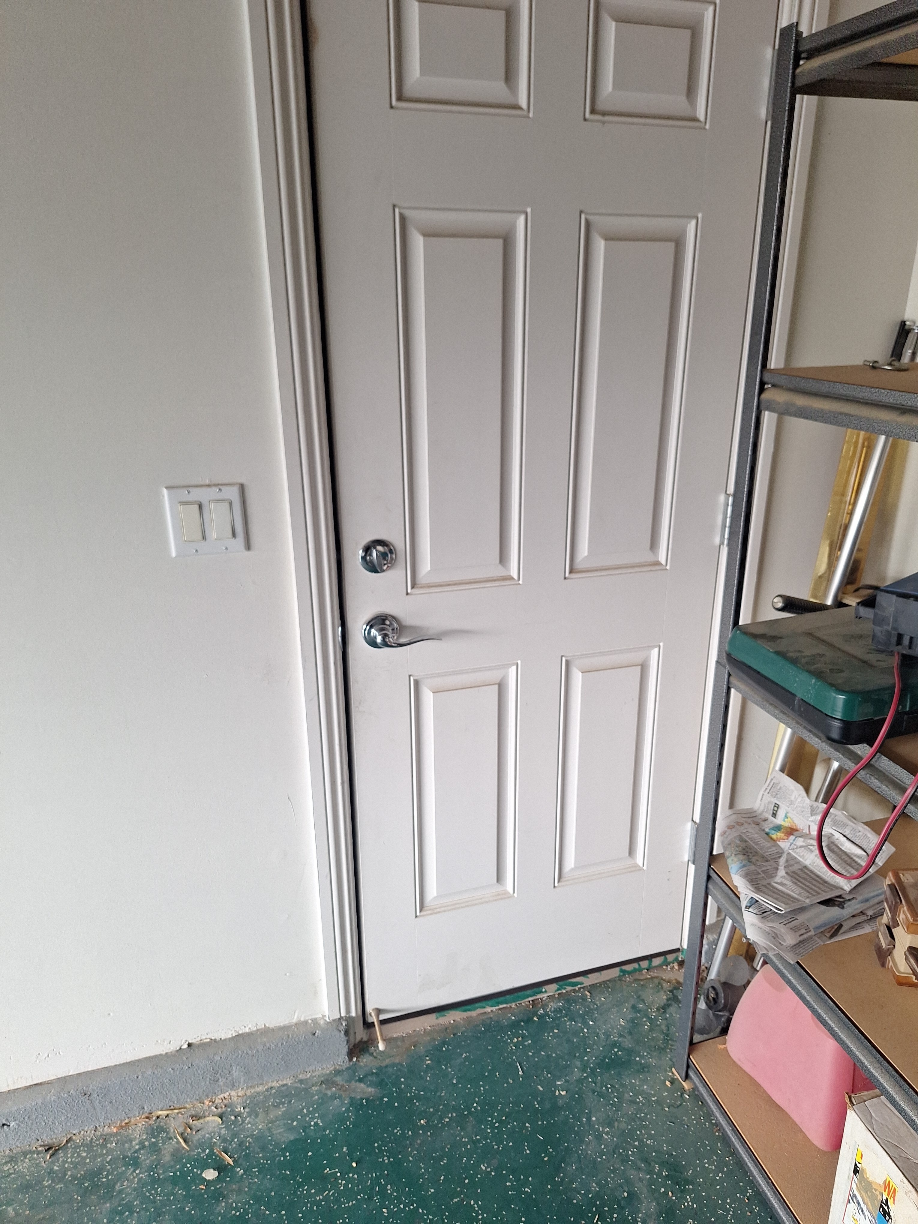 Additional job-site repair detail from a Local Handyman project in Las Vegas related to door repair.