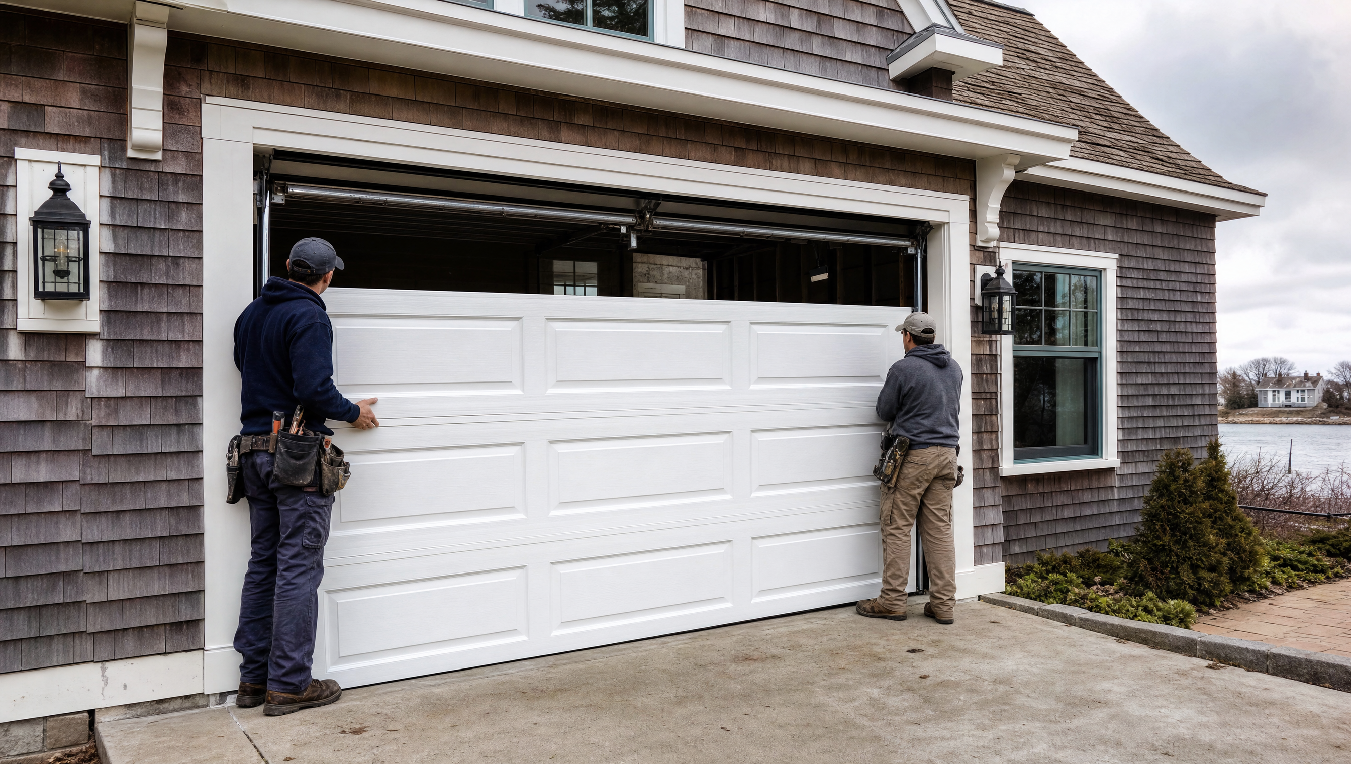 New garage door installation in Beverly, MA