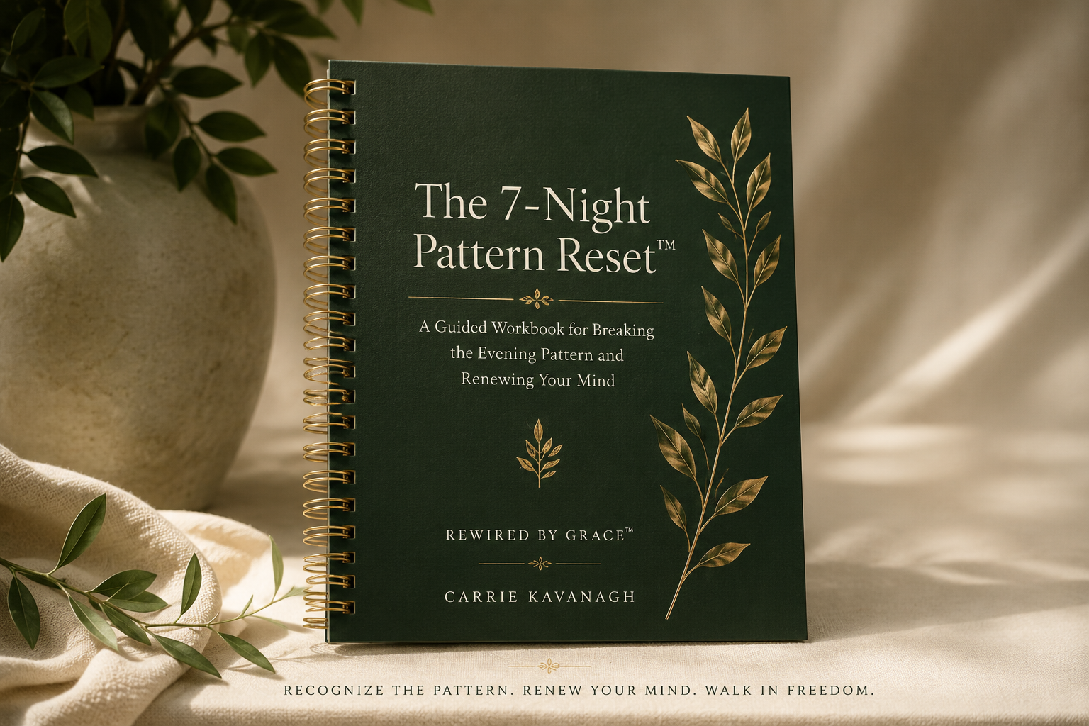 The 7-Night Pattern Reset workbook cover