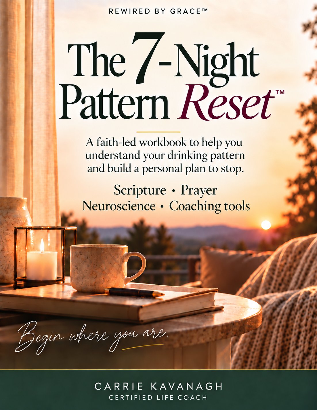 The 7-Night Pattern Reset workbook cover