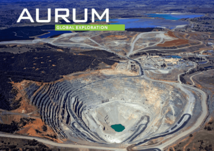 Aurum Global Exploration open-pit mining site