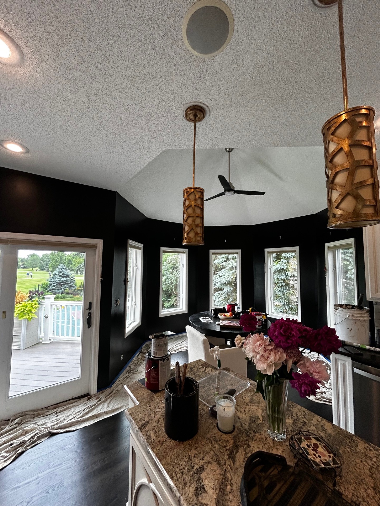 Freshly painted living room interior by Parent Painting