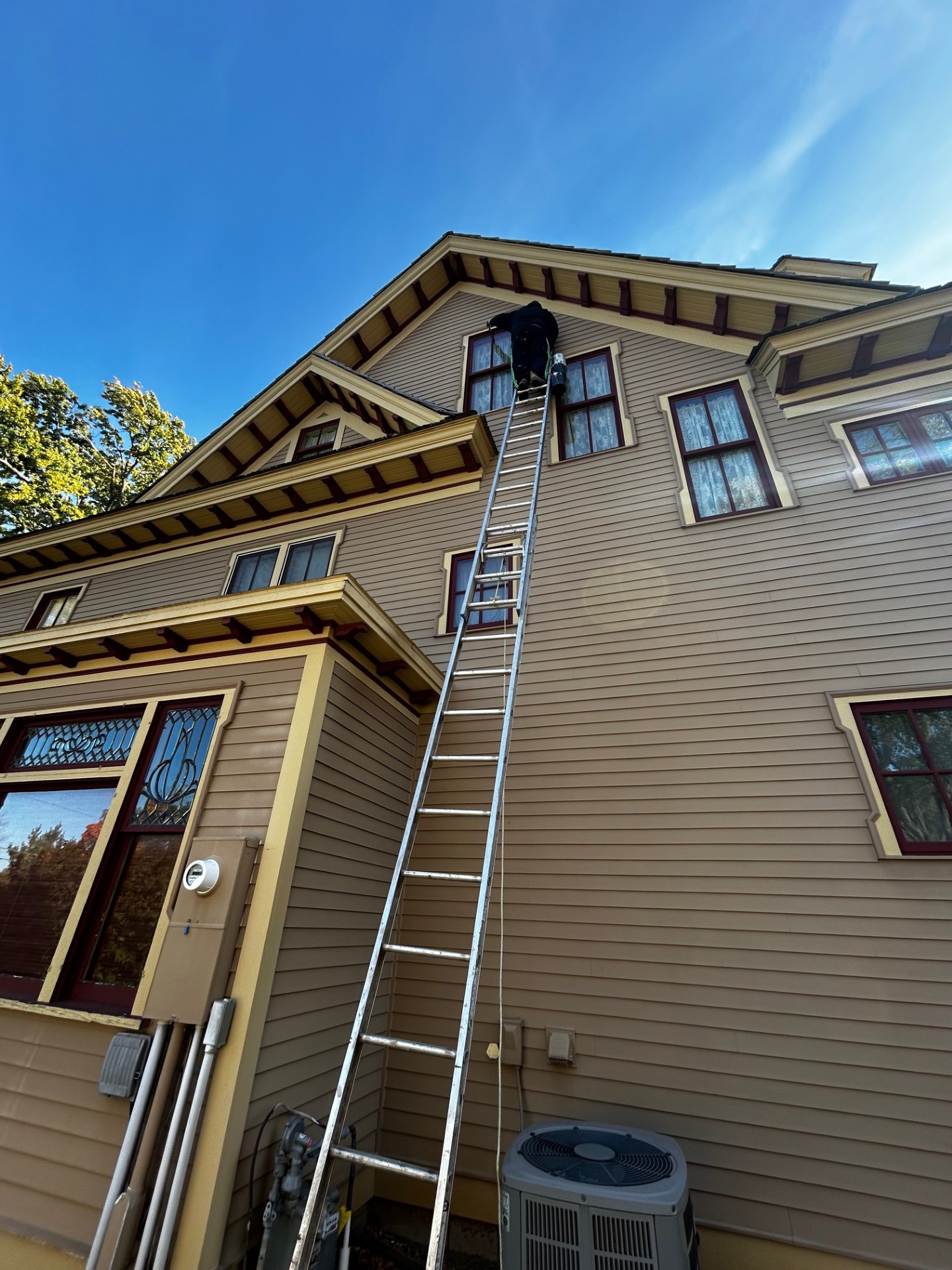 Exterior house painting project in Washington County by Parent Painting