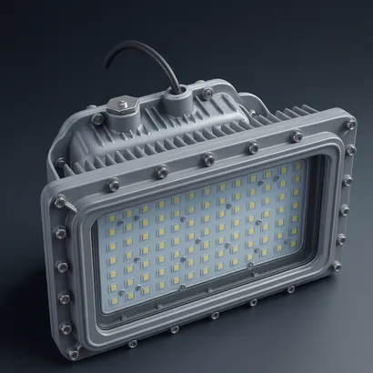 Explosion proof LED lighting fixture for hazardous industrial locations, engineered for safety, compliance, and high performance in Class 1 and 2 Division environments.