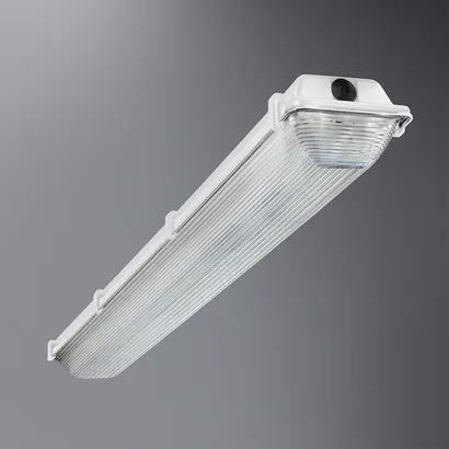 Vapor tight LED lighting fixture for wet, washdown, and corrosive industrial areas, offering dustproof, waterproof, and chemical-resistant illumination.