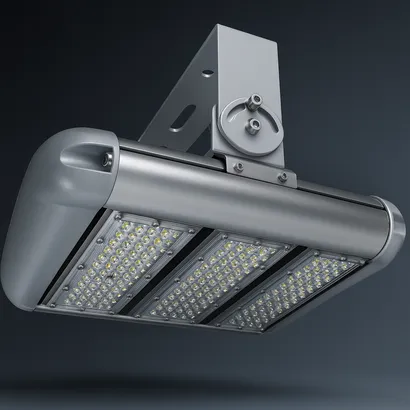 High temperature industrial LED lighting fixture built for extreme heat environments, providing reliable and efficient illumination for factories and foundries.