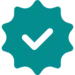 Verified badge icon representing certified protection for industrial and hazardous environments.
