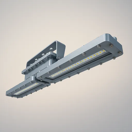 explosion proof linear LED light, C1D1 C1D2, UL844, gray aluminum housing