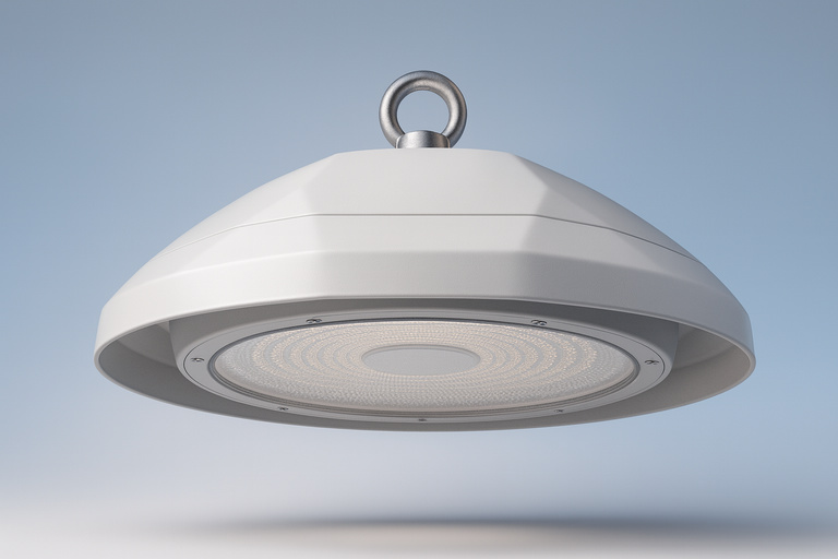 X2Y HBD cold storage and freezer LED high bay, NSF, IP69K, minus 40°C rated, food processing warehouse lighting, washdown ready.