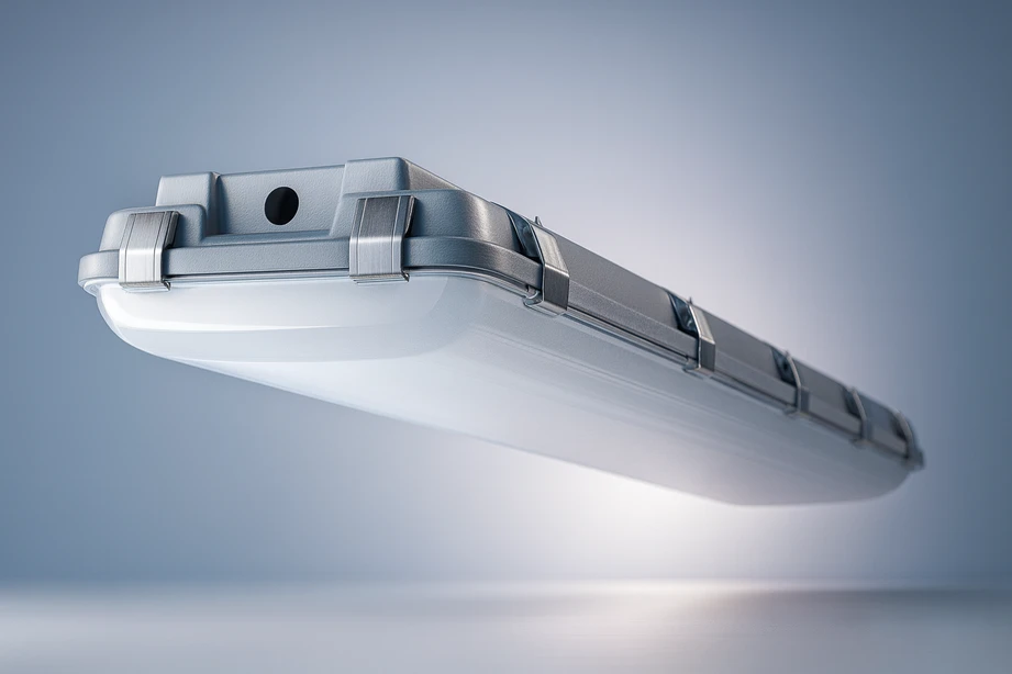 CIT4 vapor tight high bay LED, wide body housing for wet locations, NSF listed, NEMA 4X corrosion resistant