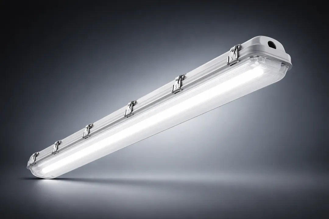 CIT2 vapor tight LED, IP66, NEMA 4X, NSF food grade, linear fixture for washdown zones in food processing and cold storage.