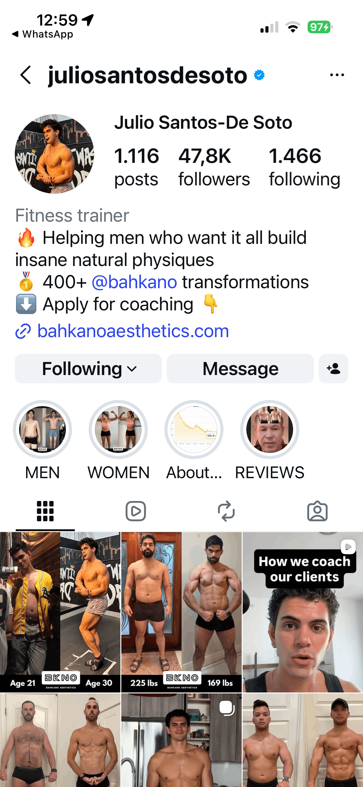 Client profile