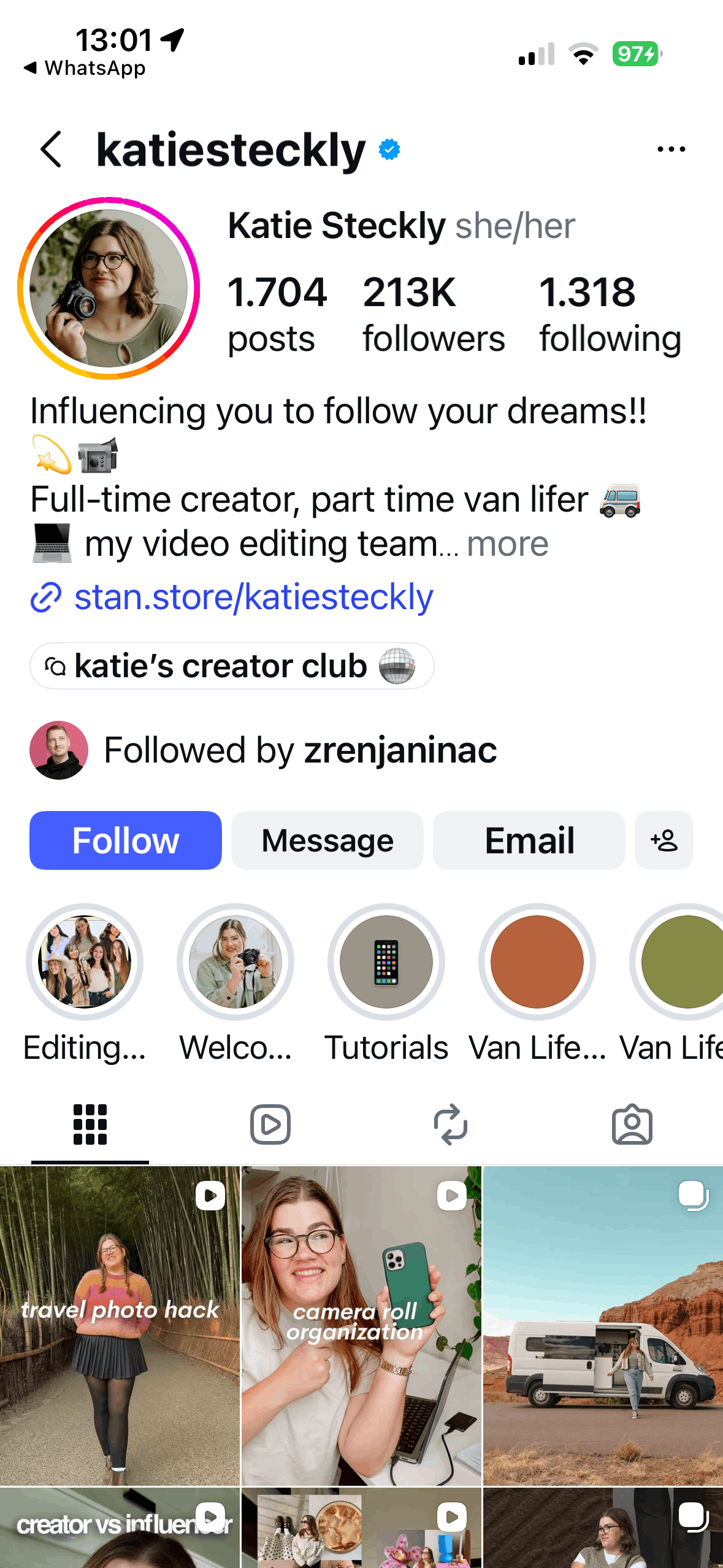 Client profile