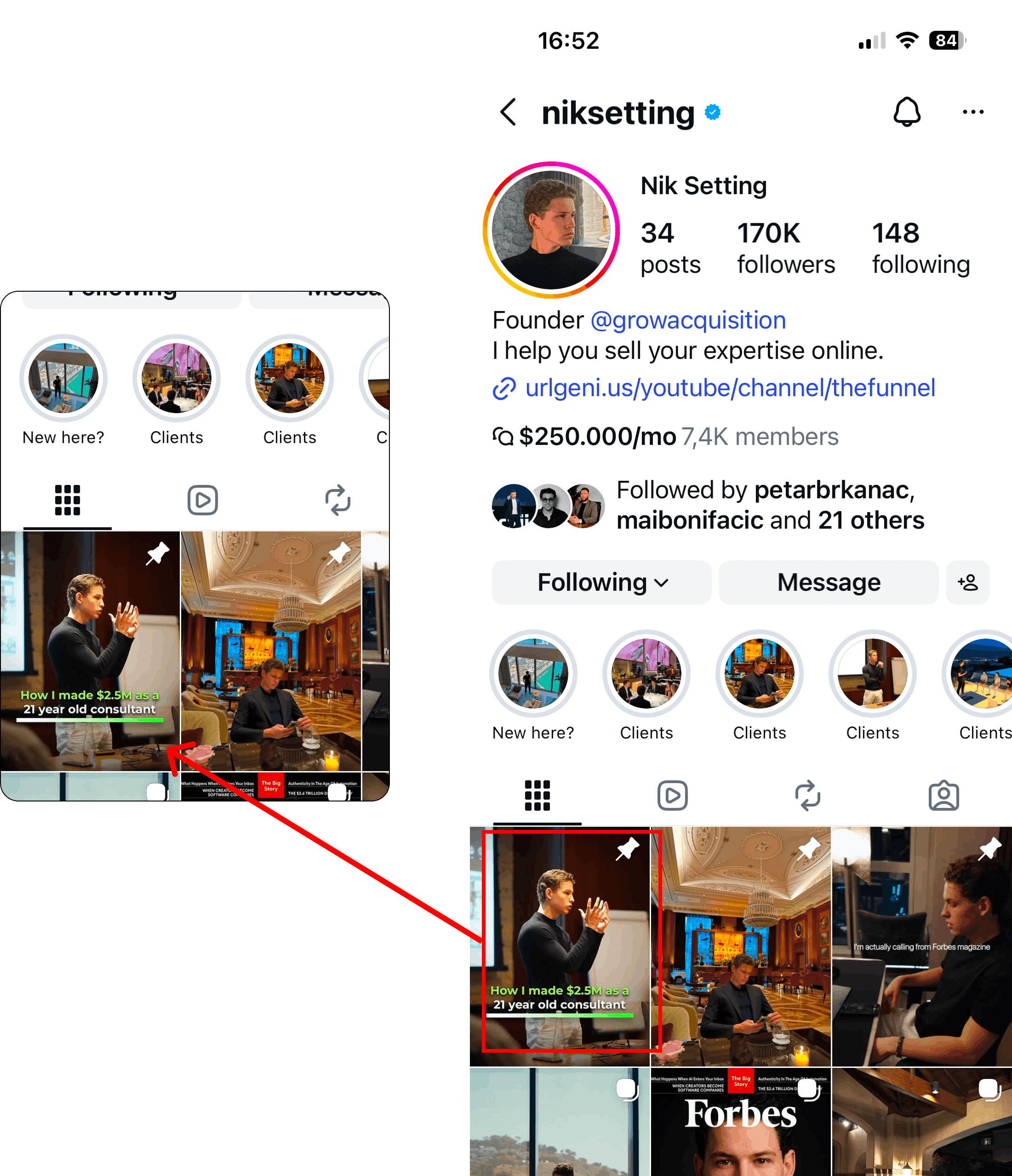 Pinned post primjer — Nik Setting