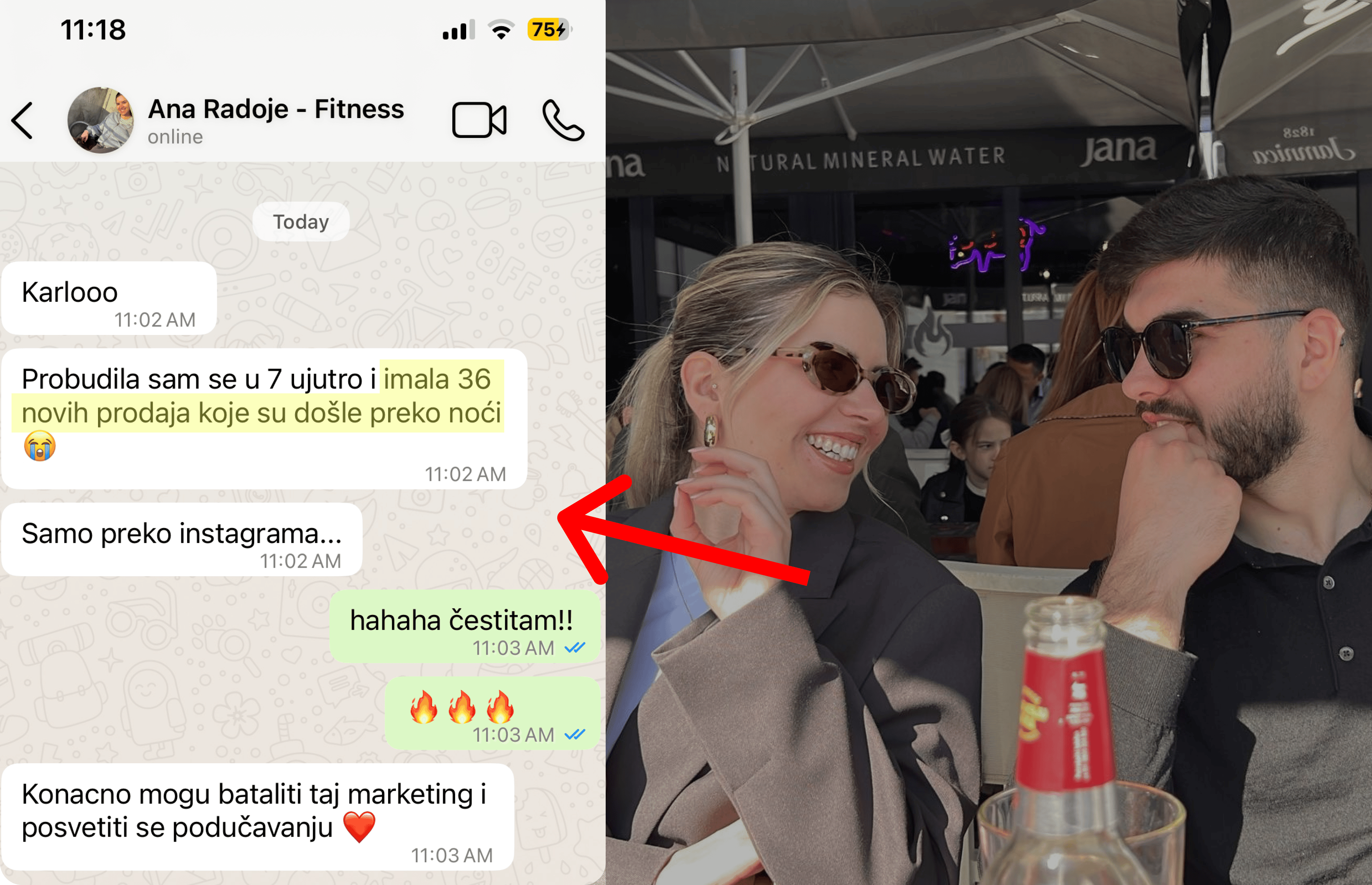Poruka Ane Radoje