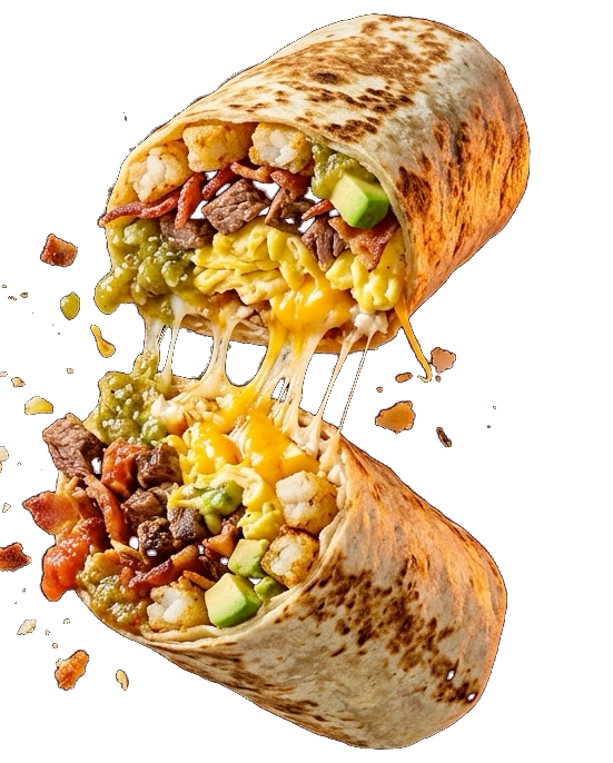 Second Free Breakfast Burrito Half